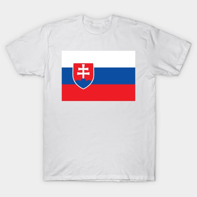 Slovakia flag T-Shirt by MAGICLAMB